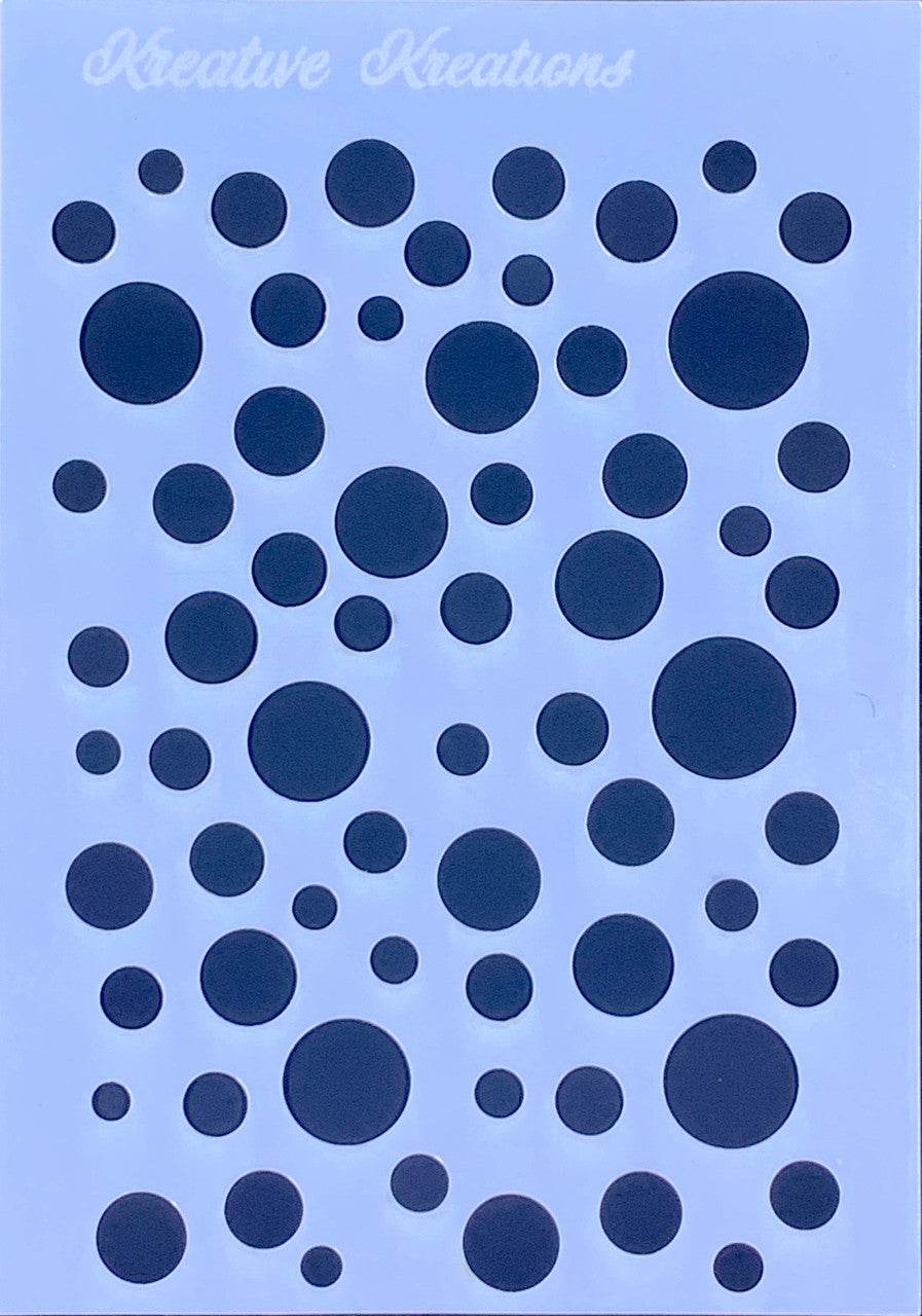 Bubble Trouble 4" x 6" stencil